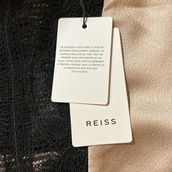 Reiss Gabriel Lace and Satin Dress. Size 4. NWT - Picture 13 of 13